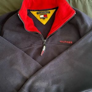 VINTAGE TOMMY HILFIGER FLEECE PULLOVER MEDIUM